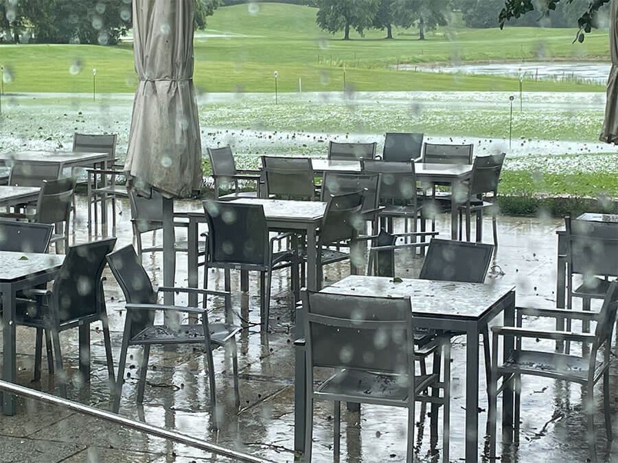 Dauerregen Anfang Juni - Golfclub am Wörthsee